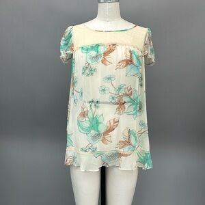 Odille. Size varies. Sweetest, cutest top. 100% silk.